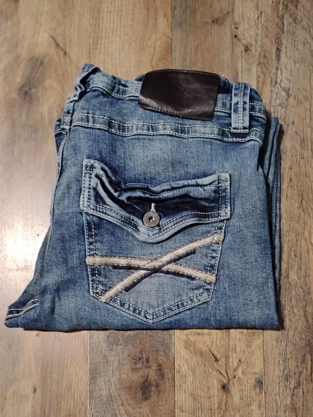 TK Axel Slim Boot Cut Pocket Stitch Detail Men's Size: 32/32